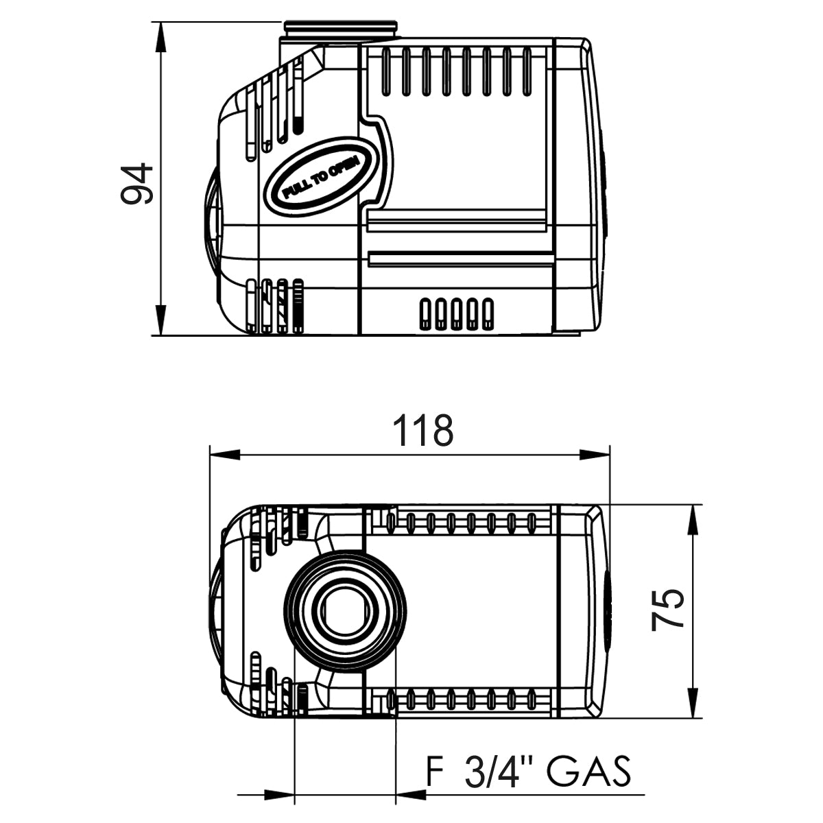 Tunze Rückförderpumpe Silence 200-2400 l/h (1073.020)