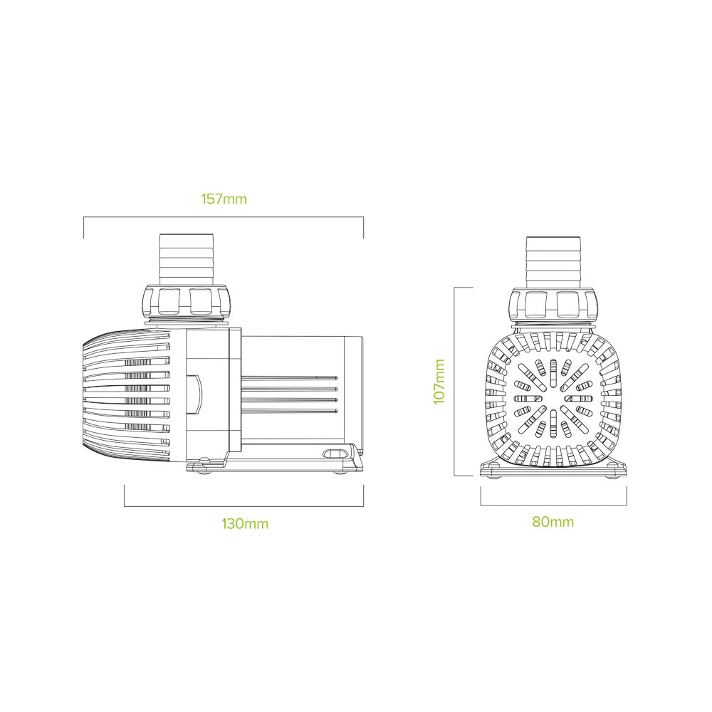 D-D Funktion 3500 DC Pumpe (max. 3500 l/h)