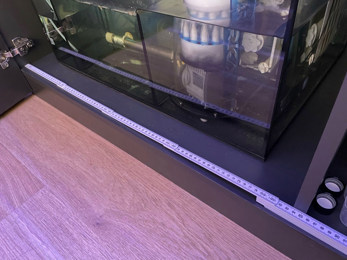 D-D AQUA-Pro Reef 1200 Black Satin 120x60x56cm Aquariumsystem mit Holzschrank