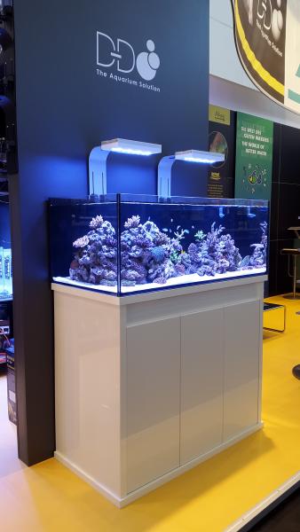 D-D Reef-Pro 1200 D-LUX Anthracite Gloss Aquarium inkl. Beleuchtung, Riffaufbau, Salz