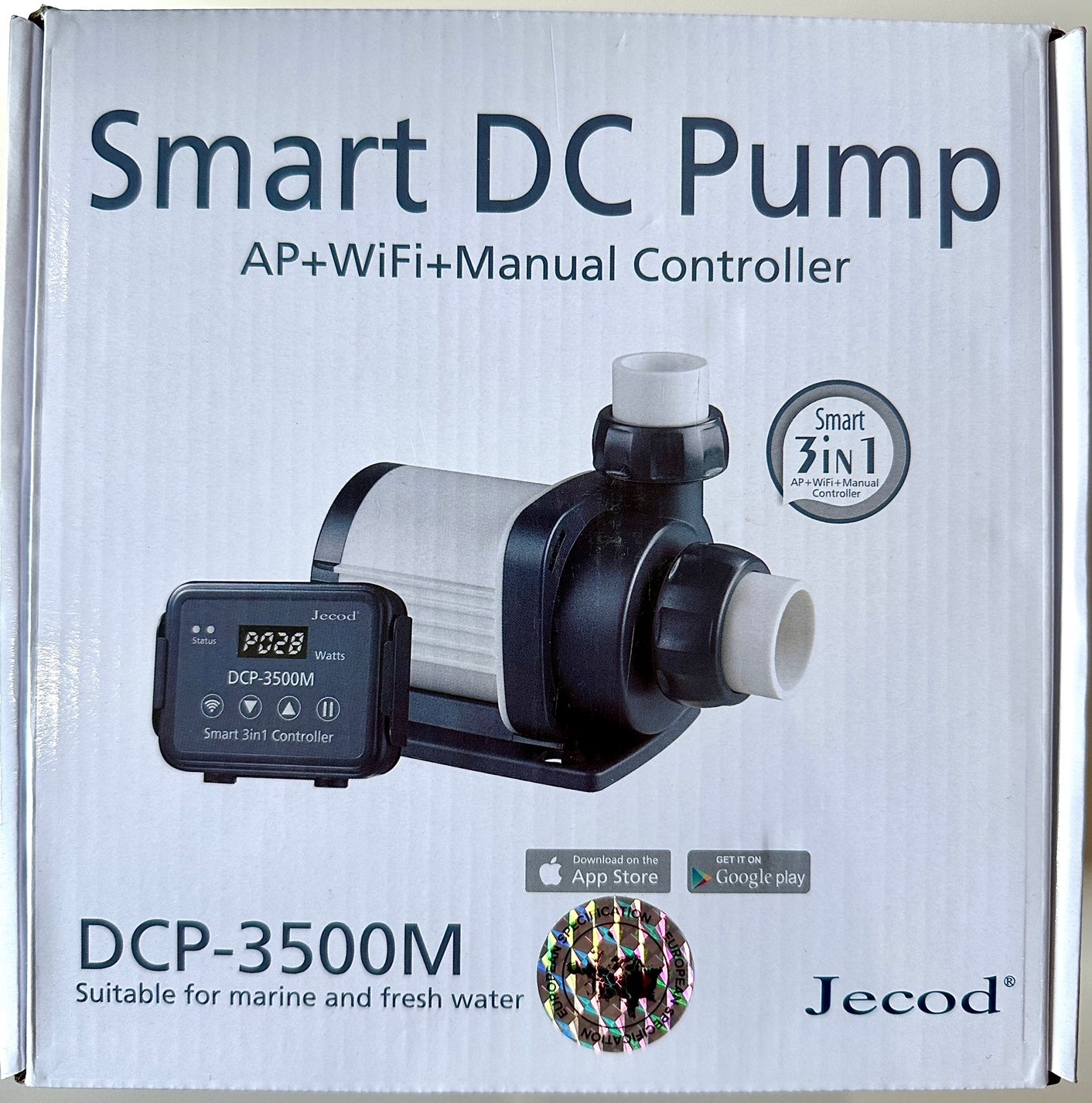 Jecod/Jebao DCP-3.500 M Förderpumpe inkl. Controller